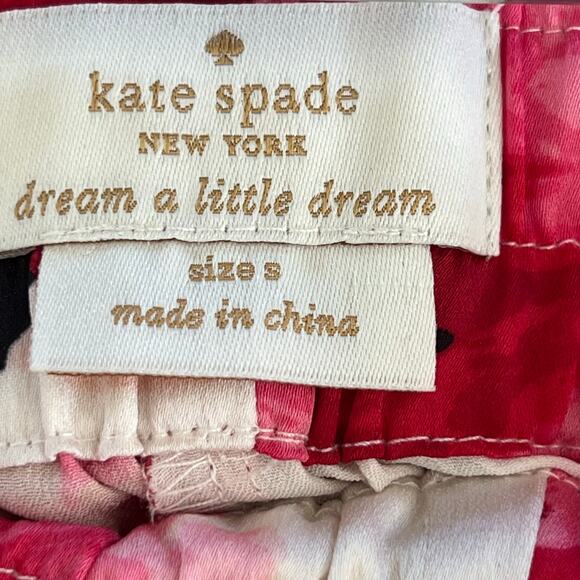 Kate Spade New York roses satin women’s pajama shorts and top set - Picture 8 of 9